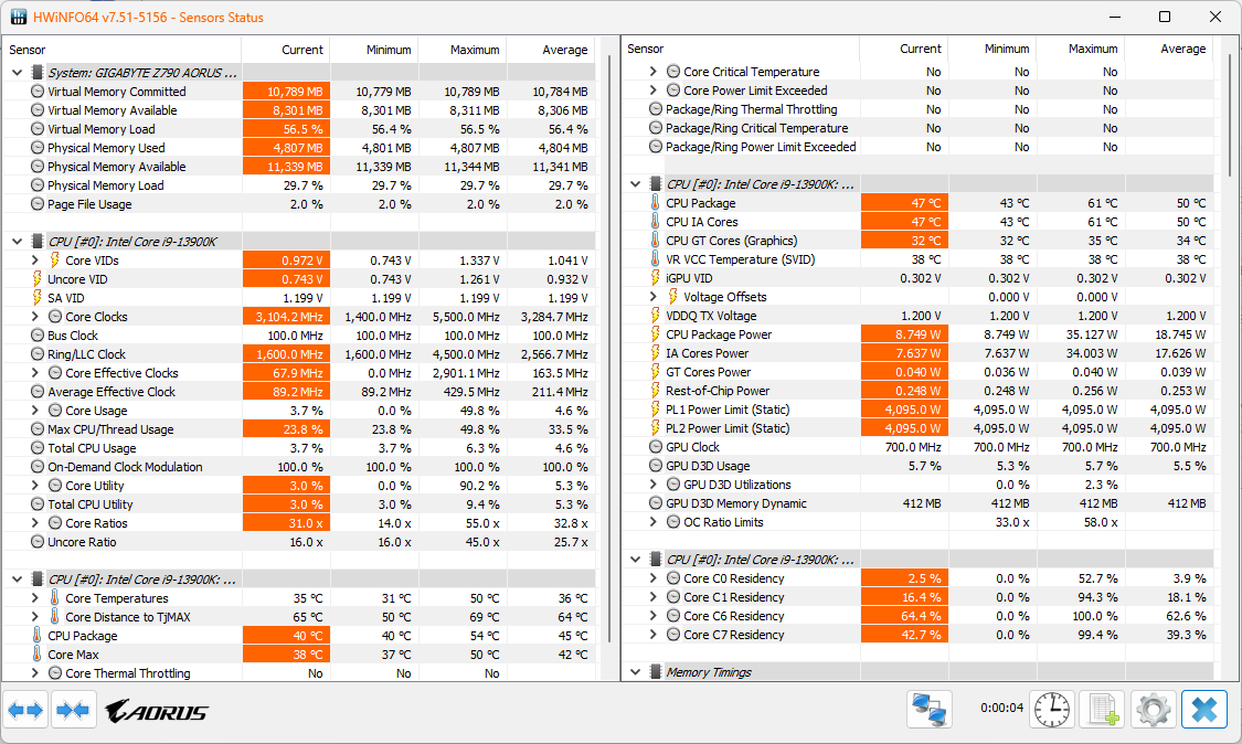 HWiNFO温度监控教程