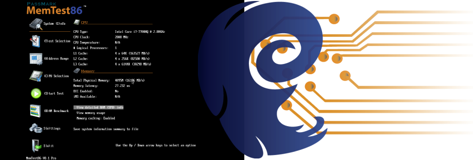 MemTest86测试过程 - 实时错误检测