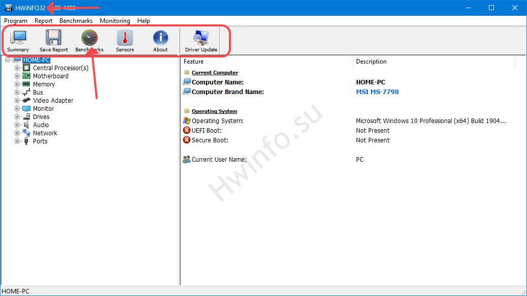 HWiNFO基准测试教程